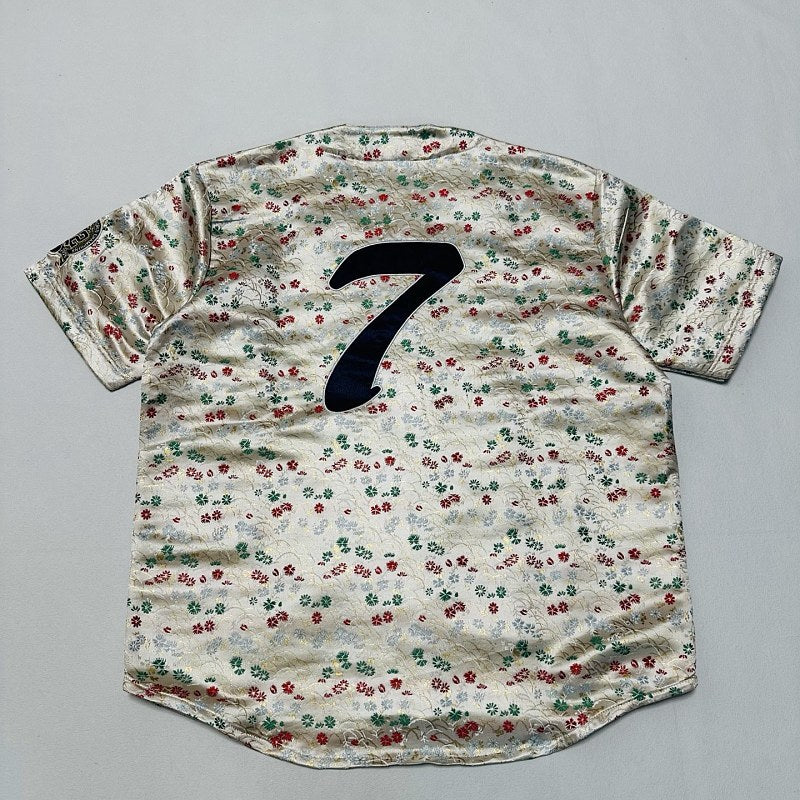 Supreme Floral Baseball Button-Up Shirt
