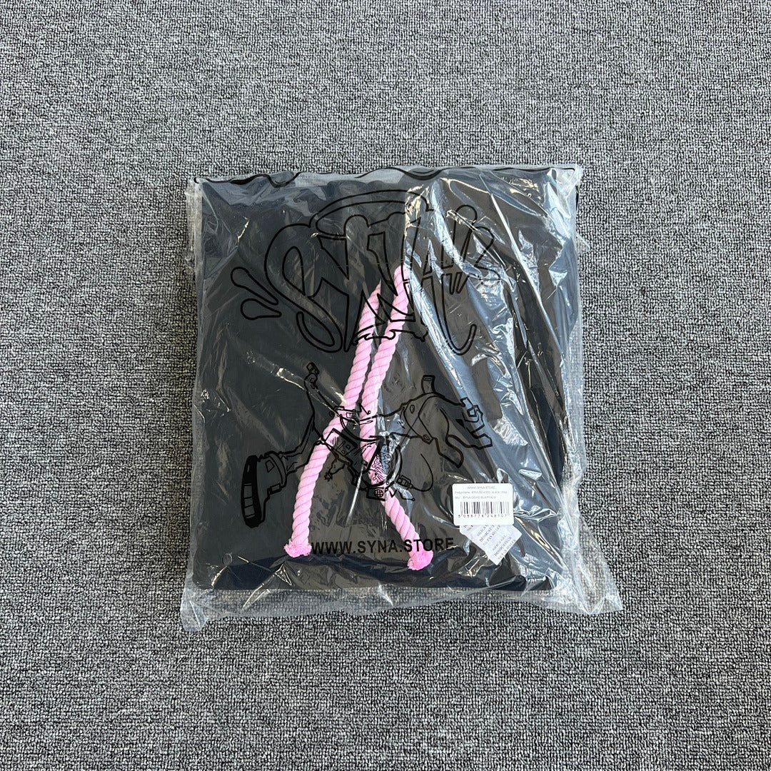 Hoodie Set Black Pink