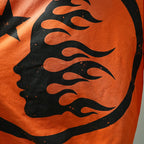 Hellstar Fire Orange Hoodie Orange Dye