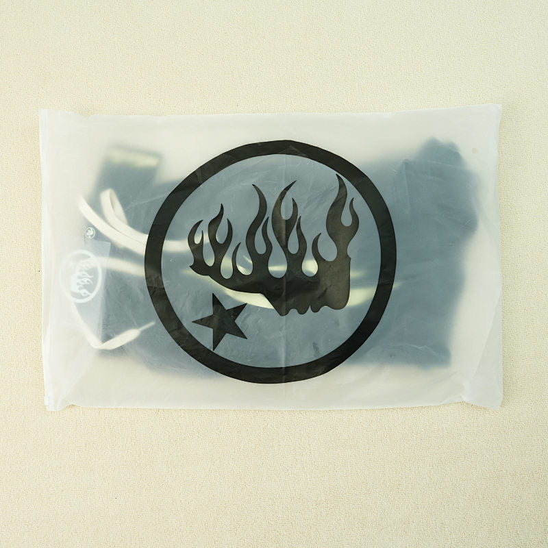 Hellstar Sports Flame Shorts Black