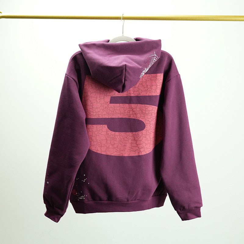 Sp5Der Nocturnal Highway Hoodie Dark Purple