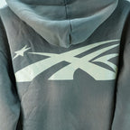 Hellstar Studios Zip Hoodie Gray