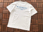 White Paris Logo Givenchy T-Shirt