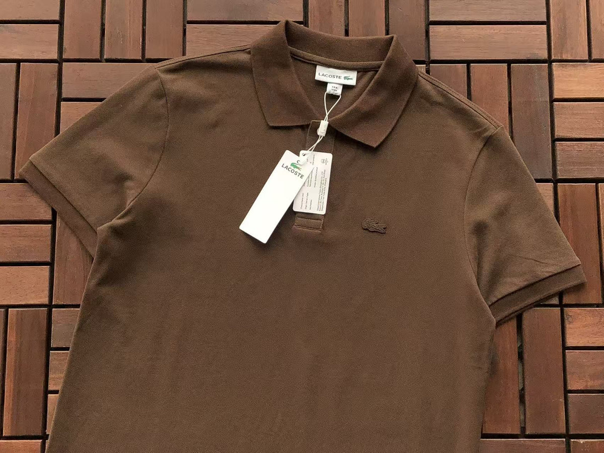 Lacoste Garment-Dyed Tonal Logo Polo Shirt
