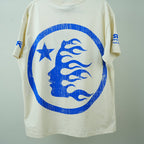 Hellstar Beat Us! T-Shirt White/Blue