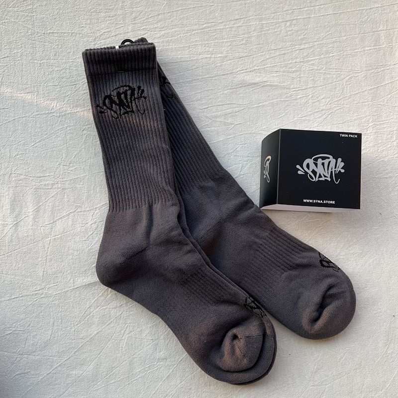 Graffiti Logo Crew Socks Twin Pack
