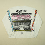 Hellstar Pixel L/S Tee White