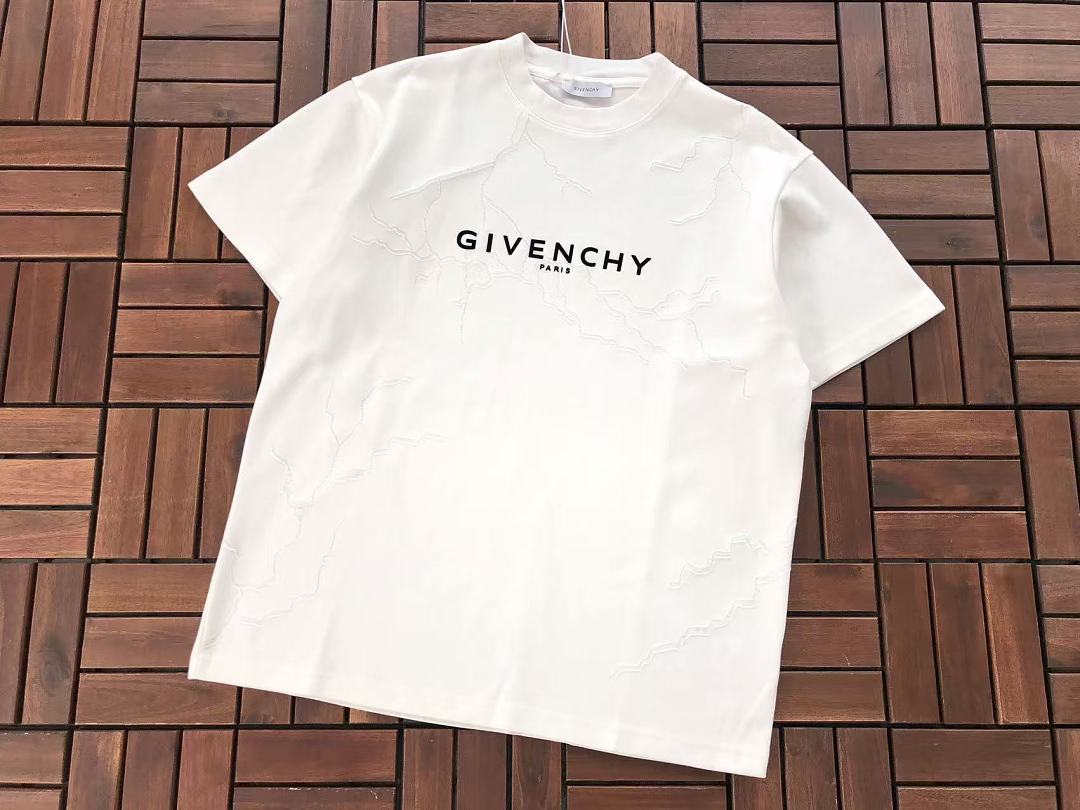 White Classic Logo Givenchy T-Shirt