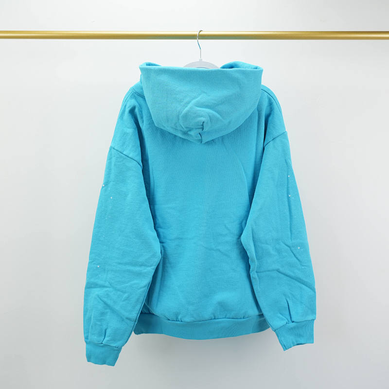 Sp5Der Punk V2 Hoodie Cyan