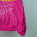 Sp5der P*NK V2 Hoodie Pink
