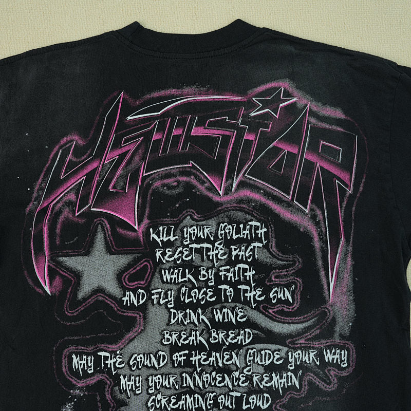 Hellstar The Future T-Shirt Black/Pink