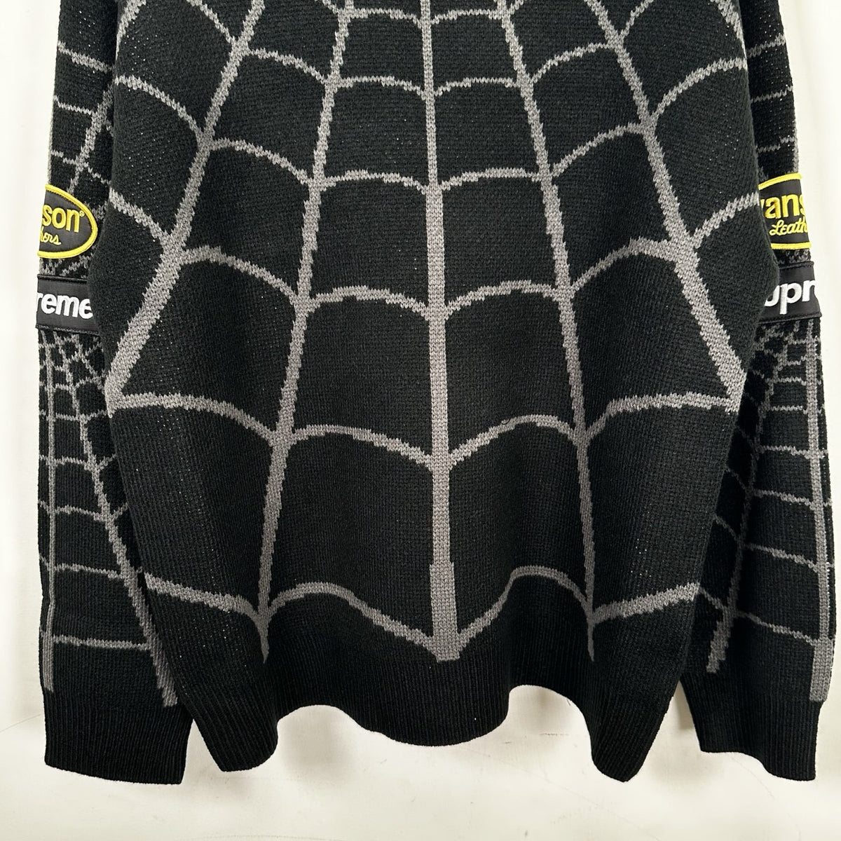 Supreme Vanson Spider Web Crewneck Sweater