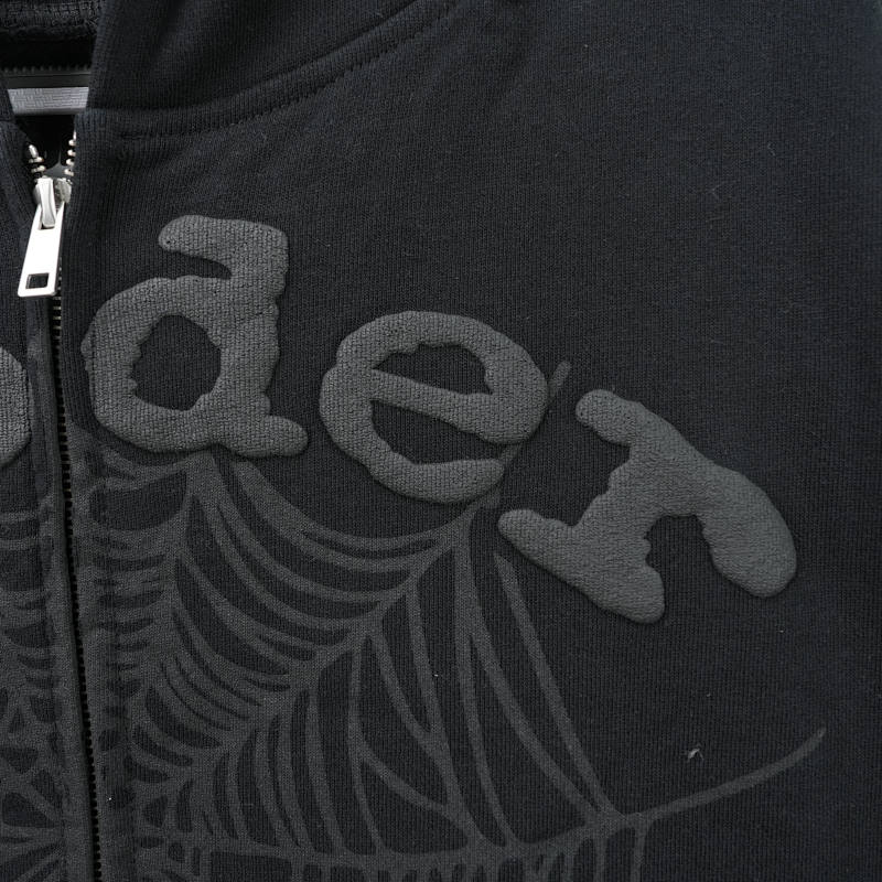 Sp5Der Og Web V2 Phantom Zip Up Hoodie