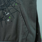 Sp5der Wait Web Hoodie Slate Grey