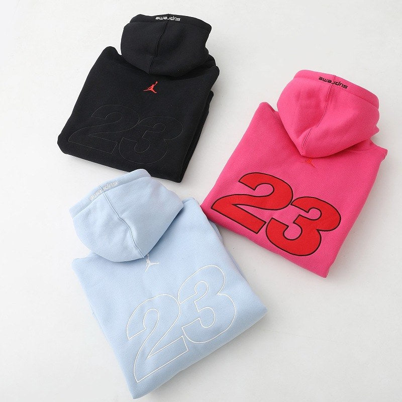 Supreme Jordan Number 23 Zip Hoodie