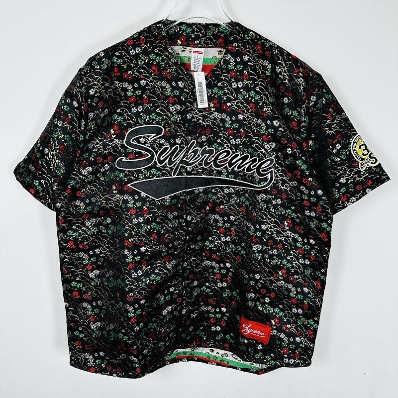 Supreme Floral Baseball Button-Up Shirt