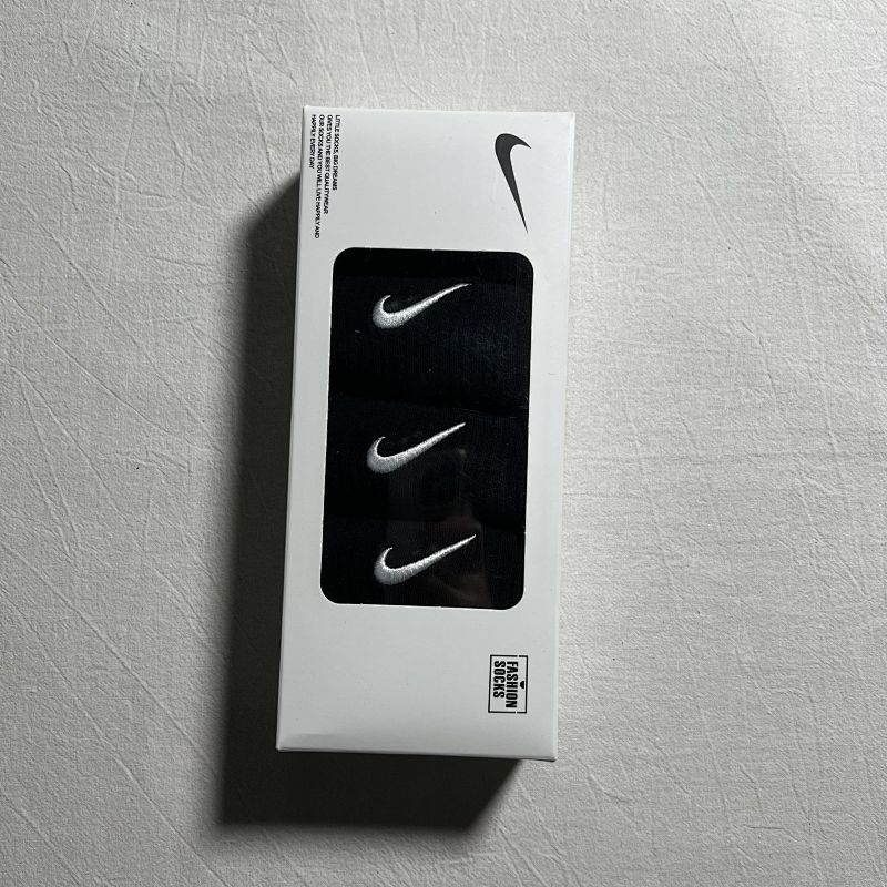 Athletic Brand Logo Socks 3-Pack Gift Box