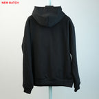 Sp5Der Rhinestone Logo Hoodie Black