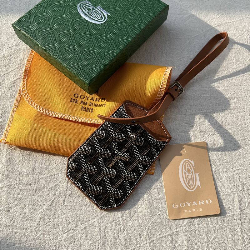 Goyard Patterned Luggage Tags Multiple Colors