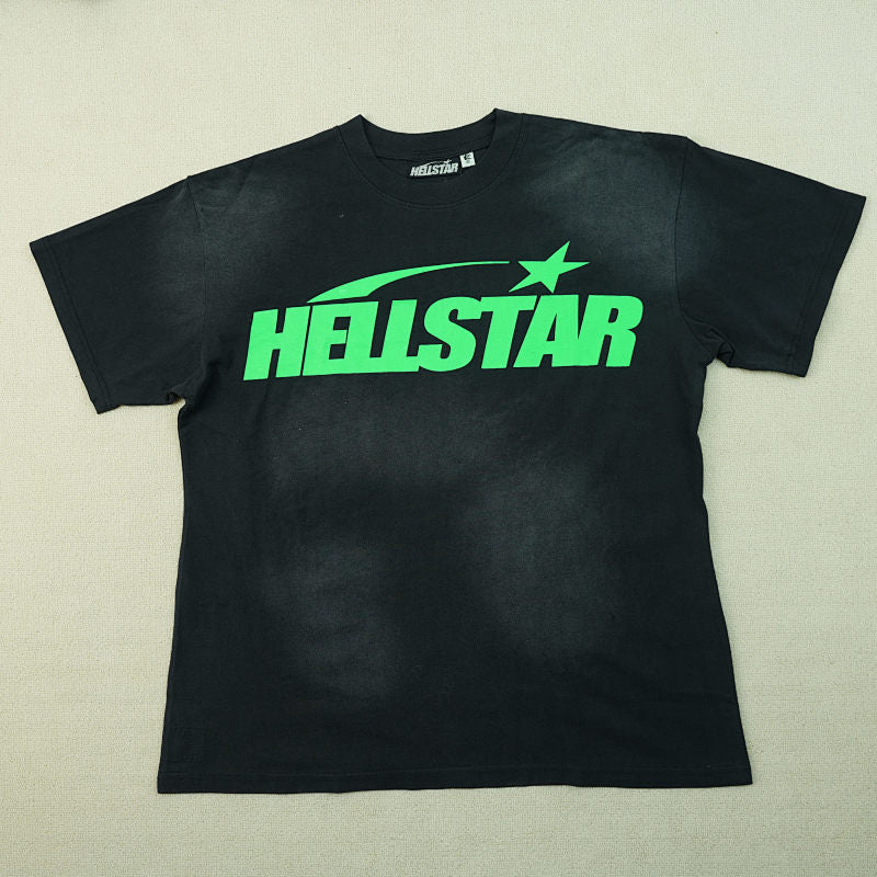 Hellstar Classic T-Shirt (Regular Print) Black/Green