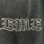 Supreme Gothic Logo Denim Button-Up Shirt