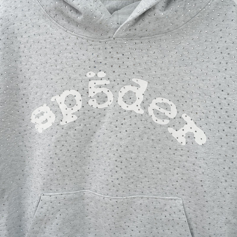 Sp5Der Vvs Hoodie Heather Grey