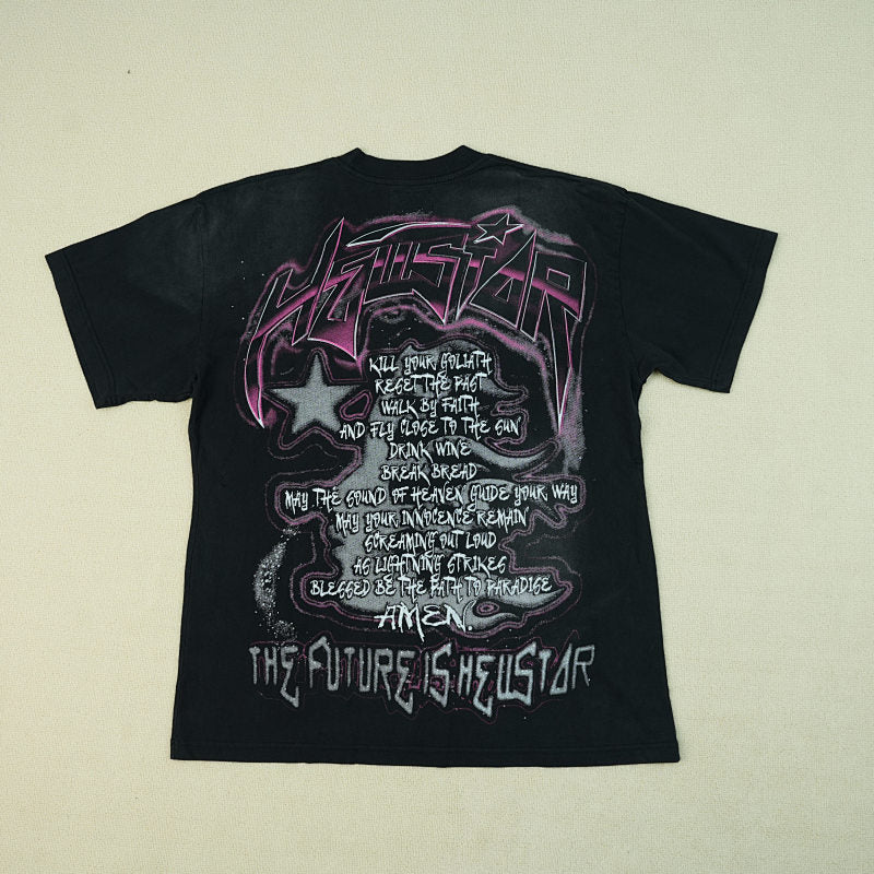 Hellstar The Future T-Shirt Black/Pink