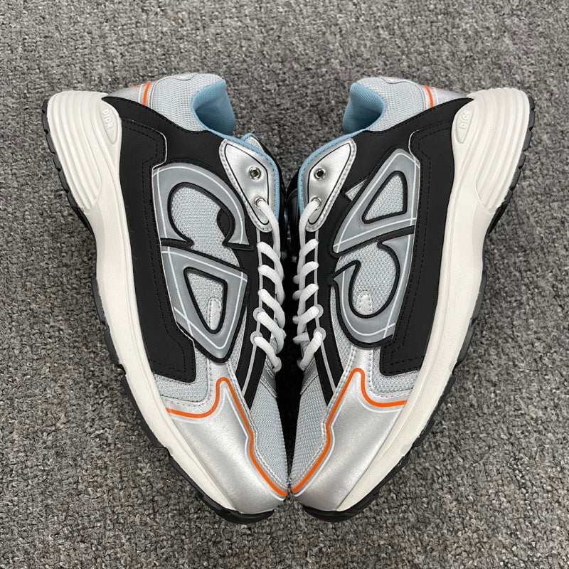 Dior B30 Sneaker — Grey Silver Black