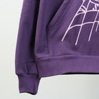 Sp5Der Web Hoodie Purple