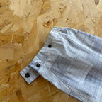 Mertra Patchwork Plaid Jacket - Grey Camo
