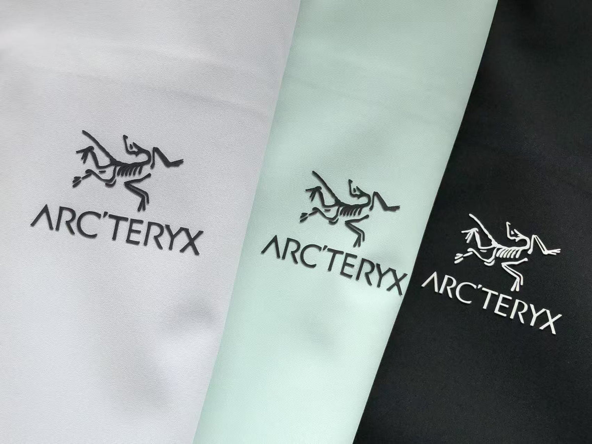 Arc'teryx Black White Mint Hooded Jacket
