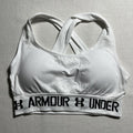 Under Armour White Strappy Sports Bra