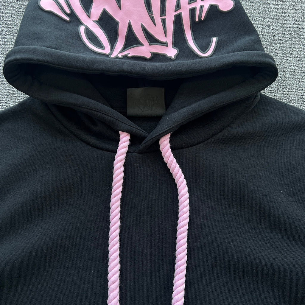 Hoodie Set Black Pink