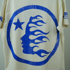 Hellstar Beat Us! T-Shirt White/Blue