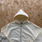 Derschutze Garden of Eden Zip Up - Cream