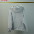 Sp5Der Rhinestone Logo Hoodie White