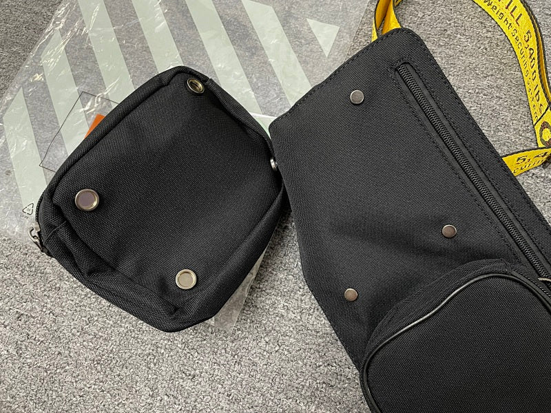 Off-White Belt Bag - Black/Yellow