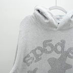 Sp5Der Rhinestone Beluga Hoodie Heather Grey