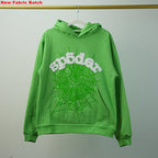 Sp5Der Web Hoodie Slime Green