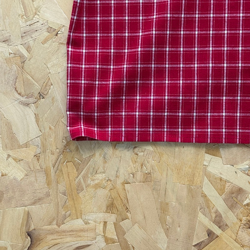 Mertra Plaid Shirt - Red