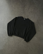 Plain Crewneck Sweatshirt - Navy Blue