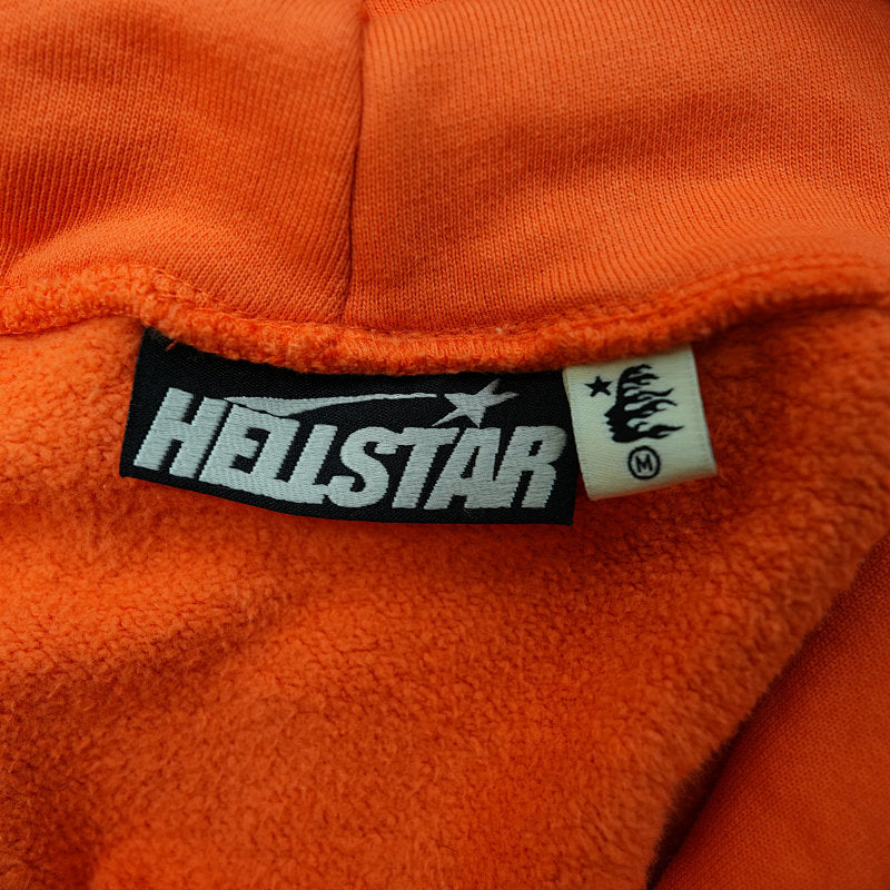 Hellstar Fire Orange Hoodie Orange Dye