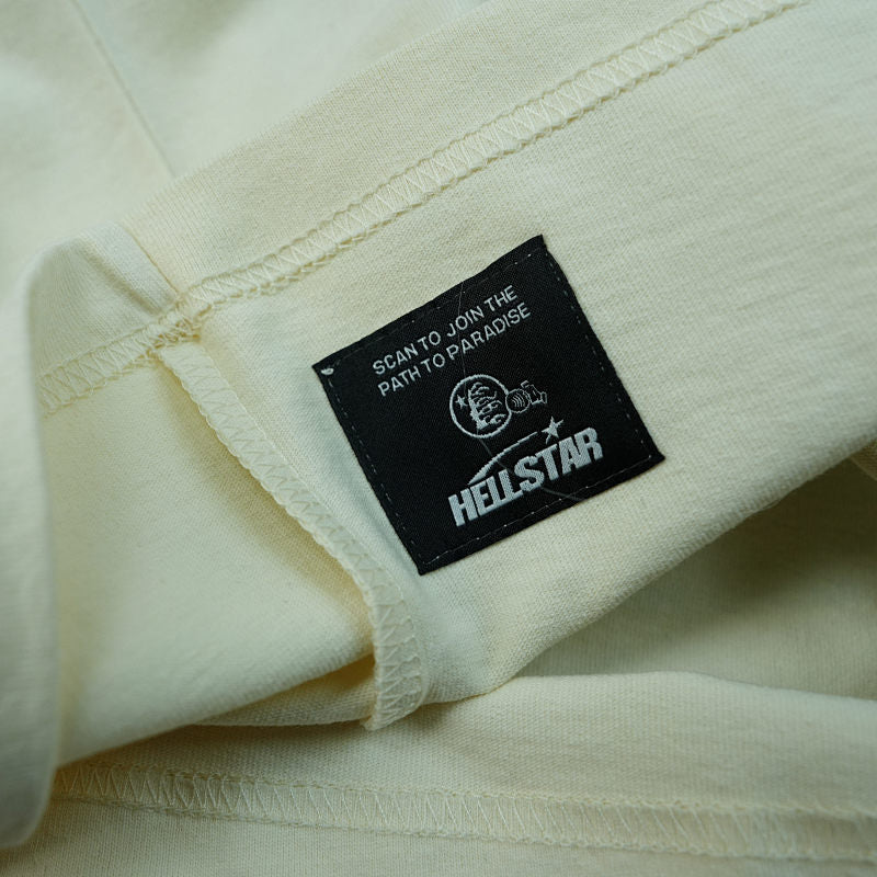 Hellstar Classic T-Shirt (Regular Print) White/Brown
