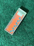 Off-White Knee-High Socks - Orange/Blue