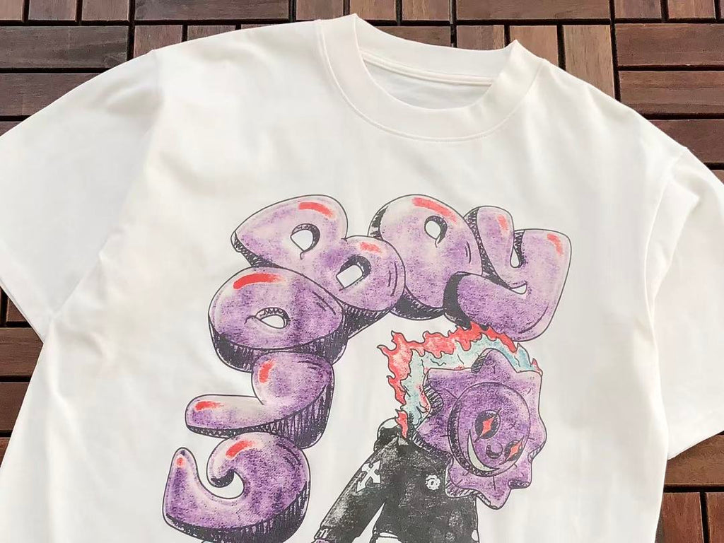 Purple Graphic Vintage T-Shirt