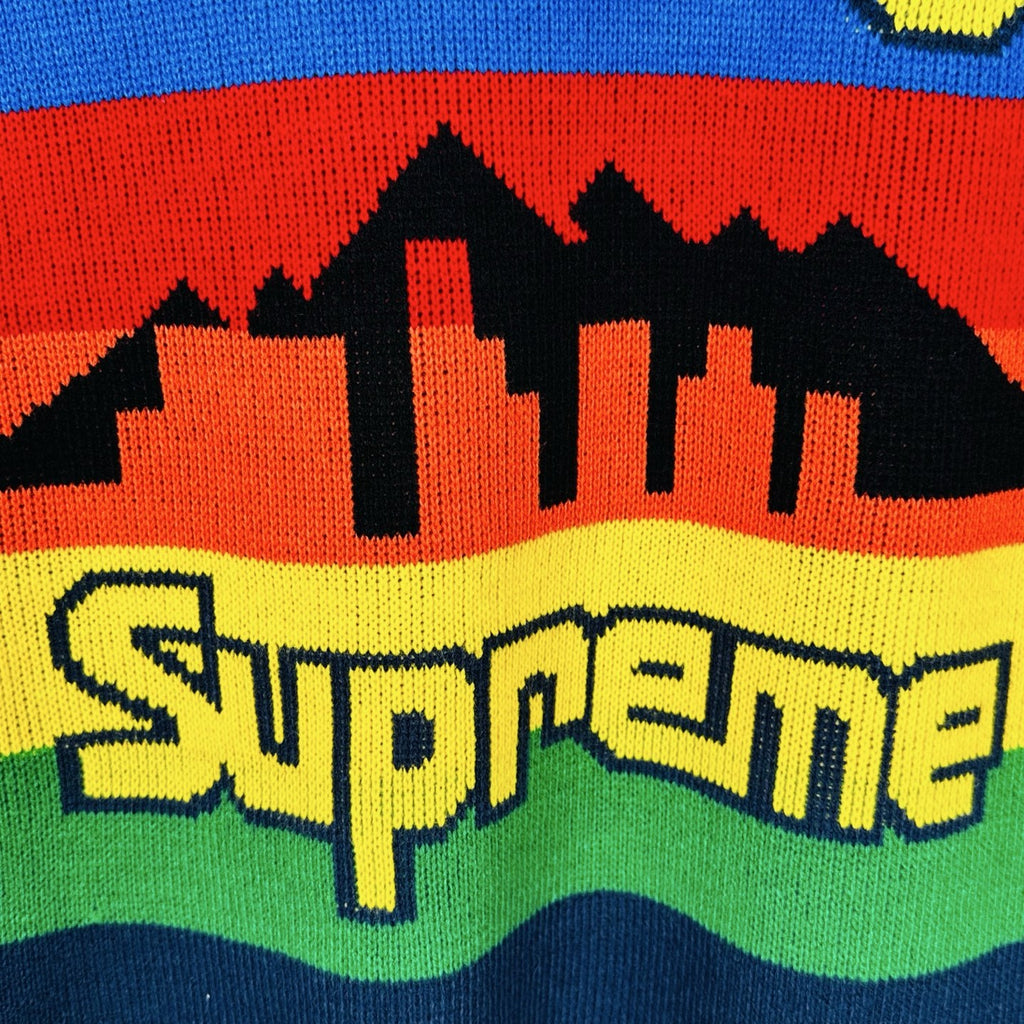 Supreme Denver Nuggets Rainbow Knit Sweater