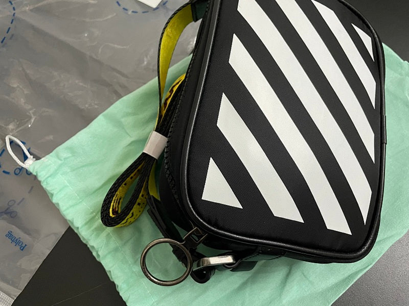 Off-White Crossbody Bag - Black/Yellow