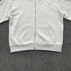 Zip Hoodie White