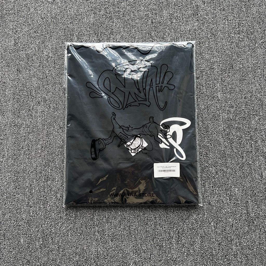 HALO Tee Black White