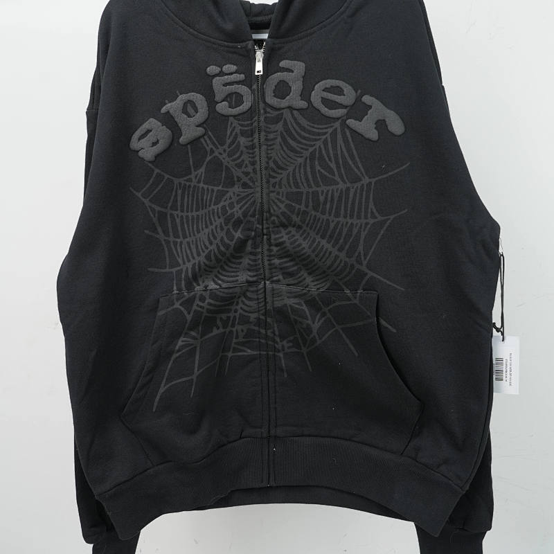 Sp5Der Og Web V2 Phantom Zip Up Hoodie